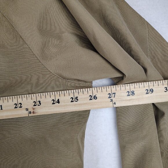 VTG IZOD Lacoste Jacket Mens X-Large Tan Beige Bomber with Logo - Picture 13 of 13